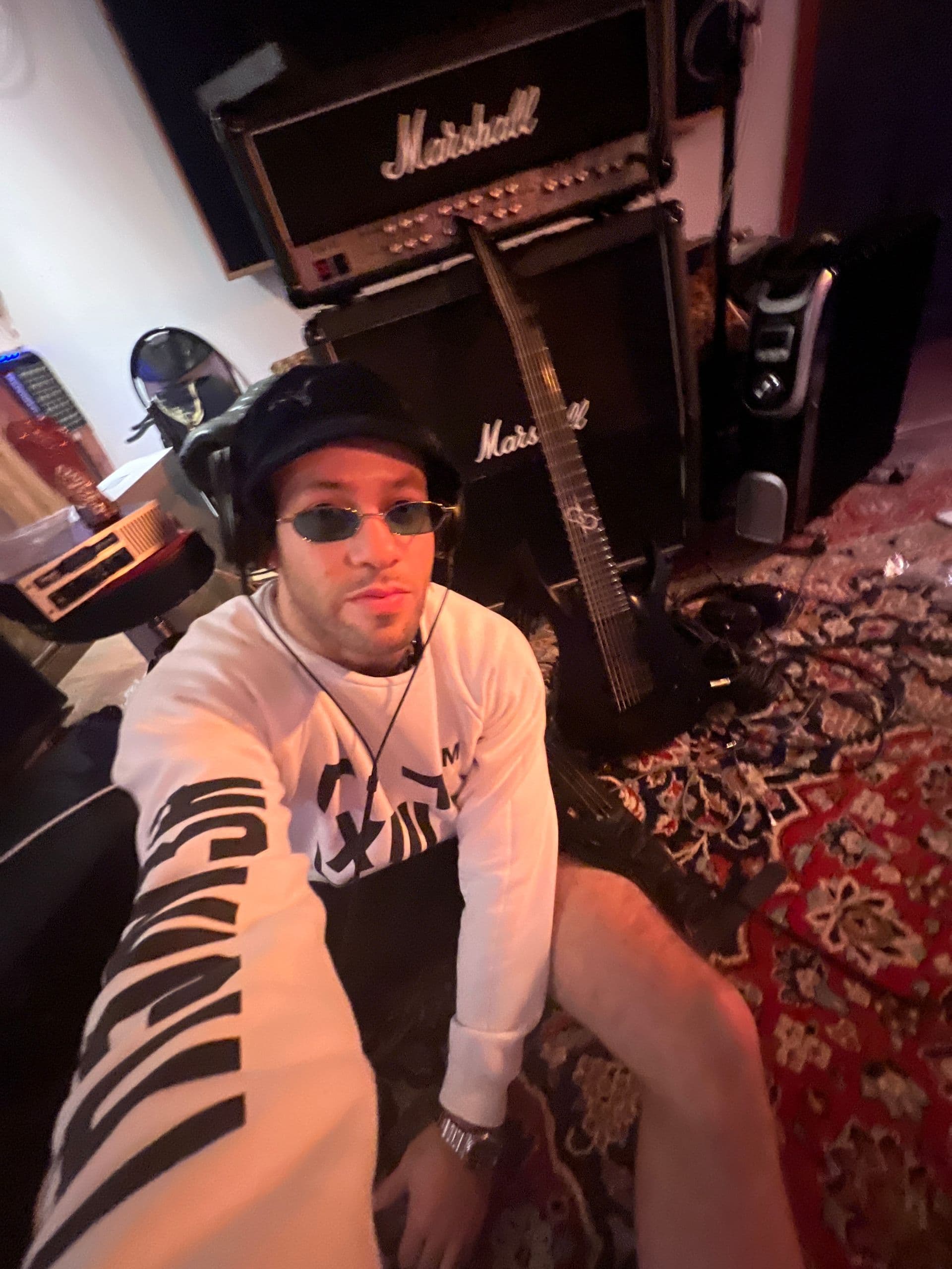 Taeclipse studio setup with Marshall amps